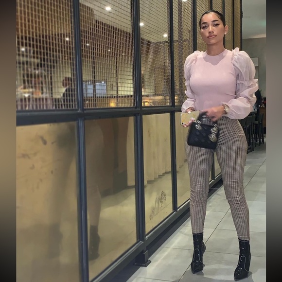 Soft Pink zara top - Picture 1 of 4